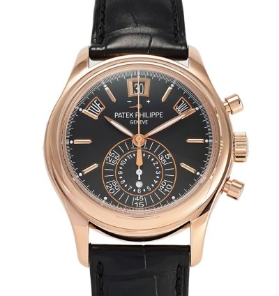 Patek Philippe Annual Calendar Chronograph 5960r-012 Automatic Rose Gold Good