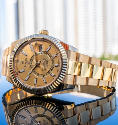 Rolex Sky-dweller Unworn 2024 Sky-dweller 42mm 336938 Champagne Dial