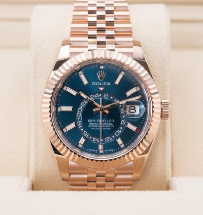 Rolex Sky-dweller Unworn Rolex Sky-dweller 42mm 336935-0005 Rose Gold Blue Dial 2025
