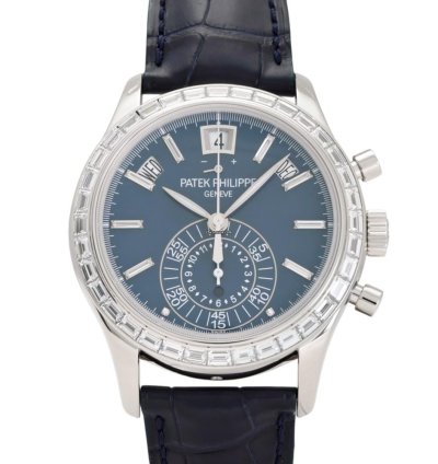Patek Philippe Annual Calendar Chronograph 5961p-001 Automatic Platinum Good