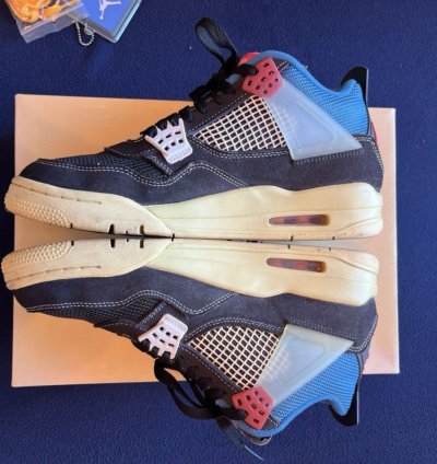 Jordan 4 Union La - Off Noir