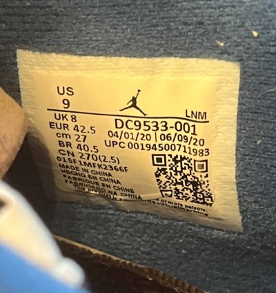 Jordan 4 Union La - Off Noir