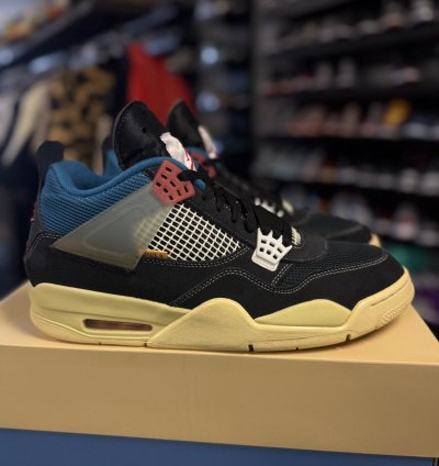 Jordan 4 Union Off Noir Black Size 12 Box dc9533-001