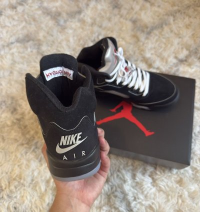 Jordan 5 Black Metallic Reimagined