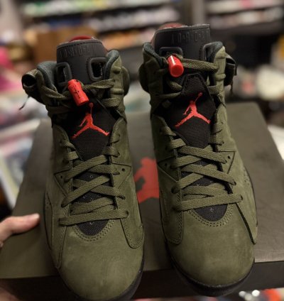 Jordan 6 Travis Scott Olive cn1084-200 Og Size 9