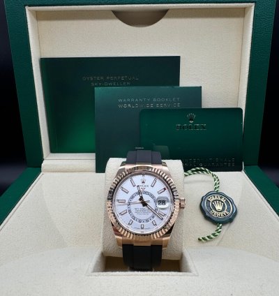 Rolex Sky-dweller White Dial Unworn