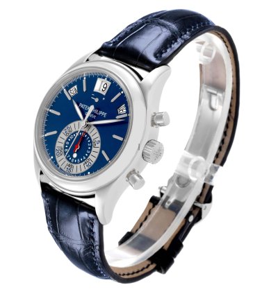 Patek Philippe Annual Calendar Chronograph Complications Annual Calendar Platinum Chronograph Mens Watch 5960p