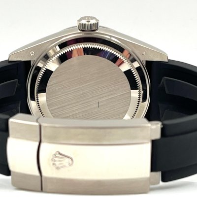 Rolex Sky-dweller White Gold Black Dial Oysterflex Strap 336239 Unworn 2024