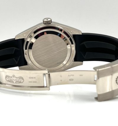 Rolex Sky-dweller White Gold Black Dial Oysterflex Strap 336239 Unworn 2024
