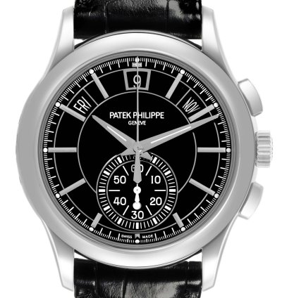 Patek Philippe Annual Calendar Chronograph Complications Annual Calendar Platinum Mens Watch 5905 Box Papers
