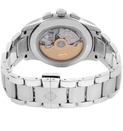 Patek Philippe Annual Calendar Chronograph Complications Annual Calendar Steel Mens Watch 5905 Box Papers
