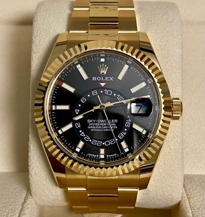 Rolex Sky-dweller Yellow Gold