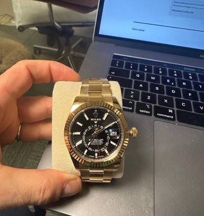 Rolex Sky-dweller Yellow Gold