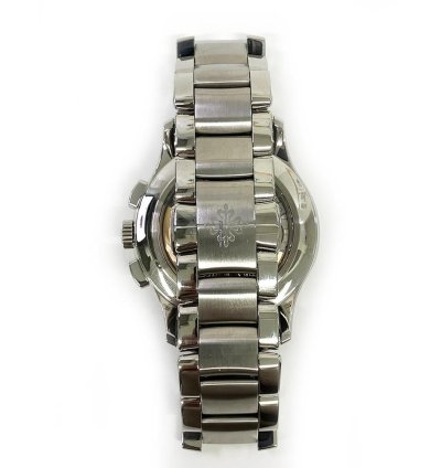 Patek Philippe Annual Calendar Chronograph Complications Stainless Steel Olive Green Dial 5905 1a-001
