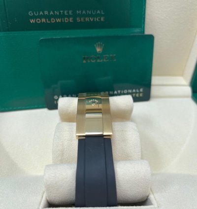 Rolex Sky-dweller Yellow Gold 42mm Black Dial Oysterflex 326238