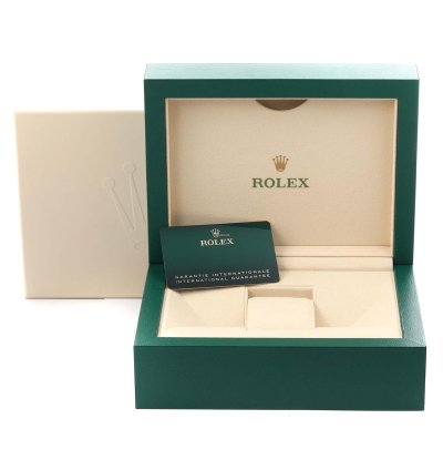 Rolex Sky-dweller Yellow Gold Black Dial Oysterflex Mens Watch 336238 Unworn
