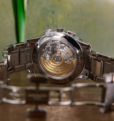 Patek Philippe Annual Calendar Chronograph Flyback Chronograph Annual Calendar Ref 5905 1a Olive Green Dial Full Set 2024