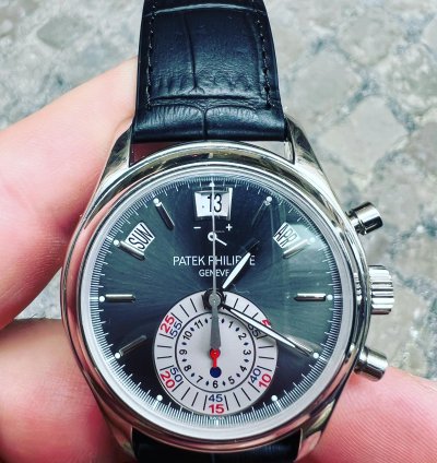 Patek Philippe Annual Calendar Chronograph Full Set Platino Platinum