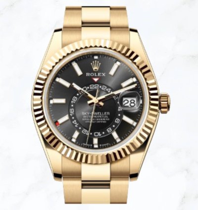 Rolex Sky-dweller Yellow Gold Sky-dweller Black Dial 336938 new Unworn