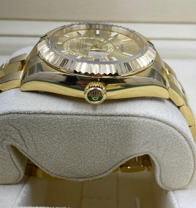 Rolex Sky-dweller Yellow Gold Stick Index 326938
