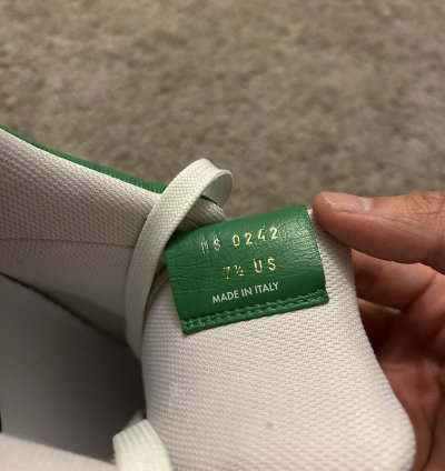 Louis Vuitton Off White Air Force 1 Low White Green Size 7 5