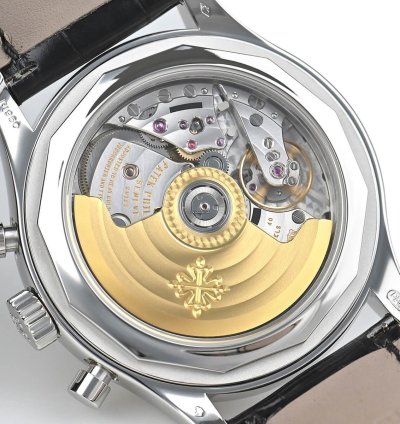 Patek Philippe Annual Calendar Chronograph Platinum Annual Calendar Chronograph Day Night Power Gray 40 5mm Box Papers 5960p-001