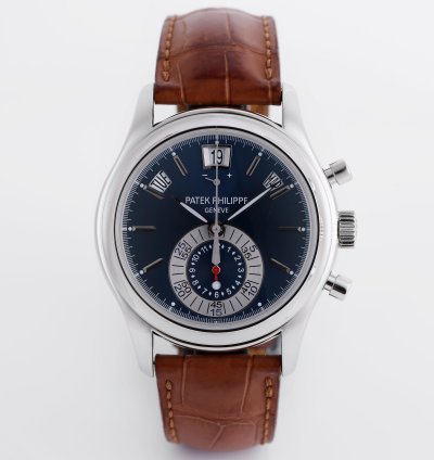 Patek Philippe Annual Calendar Chronograph Ref 5960p-015 Platinum 40mm 2010 Box And Papers