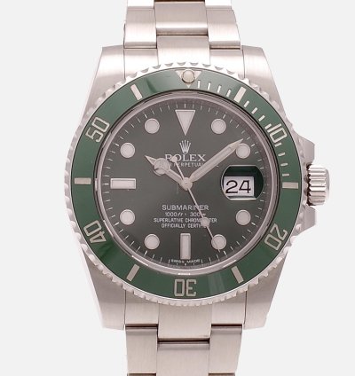 Rolex Submariner Date 116610lv Hulk Like New 2013