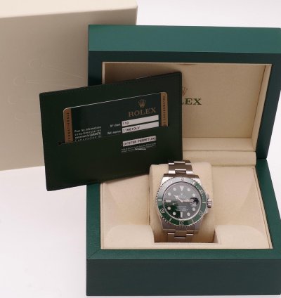 Rolex Submariner Date 116610lv Hulk Like New 2013