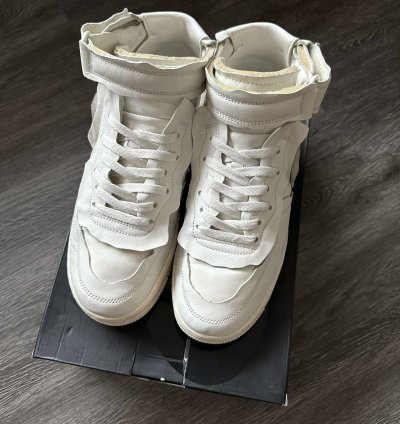 Nike Af1 Air Force 1 Mid Comme Des Garcons Cdg White Sz 9 5