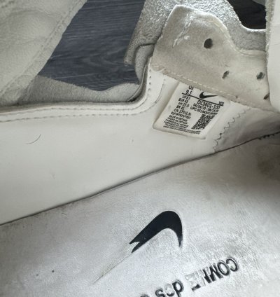 Nike Af1 Air Force 1 Mid Comme Des Garcons Cdg White Sz 9 5