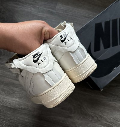Nike Af1 Air Force 1 Mid Comme Des Garcons Cdg White Sz 9 5