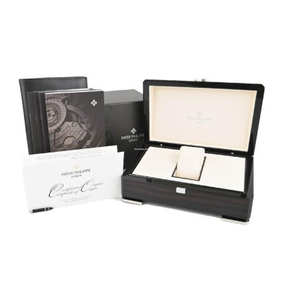 Patek Philippe Annual Calendar Chronograph Steel Annual Calendar Chronograph Power Day Night Silver 40 5mm Box Papers 5960 1a-001