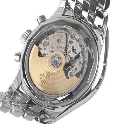 Patek Philippe Annual Calendar Chronograph Steel Annual Calendar Chronograph Power Day Night Silver 40 5mm Box Papers 5960 1a-001