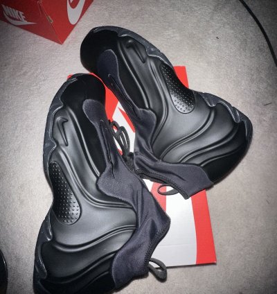 Nike Air Flightposite Triple Black Size 11 Like New
