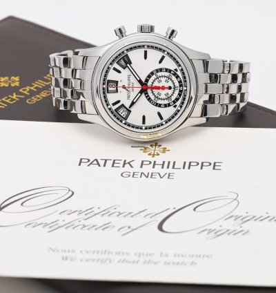 Patek Philippe Annual Calendar Chronograph White 5960 1a