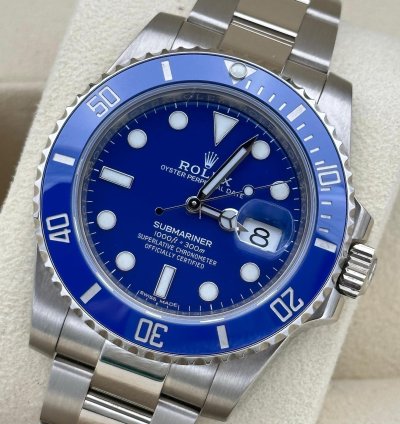Rolex Submariner Date 116619lb 2019 Eu Unworn Nos Smurf Ungetragen Discontinued Blau
