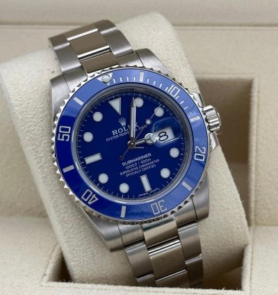 Rolex Submariner Date 116619lb 2019 Eu Unworn Nos Smurf Ungetragen Discontinued Blau