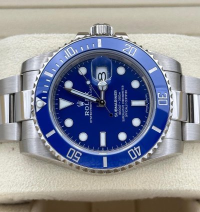 Rolex Submariner Date 116619lb 2019 Eu Unworn Nos Smurf Ungetragen Discontinued Blau