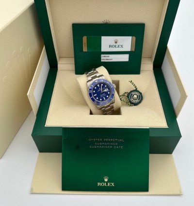 Rolex Submariner Date 116619lb 2019 Eu Unworn Nos Smurf Ungetragen Discontinued Blau