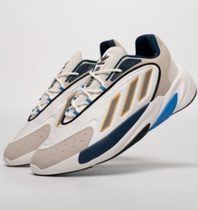Adidas Ozelia White Strong Navy White Sneakers