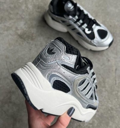 Adidas Ozmillen Silver Black Sneakers