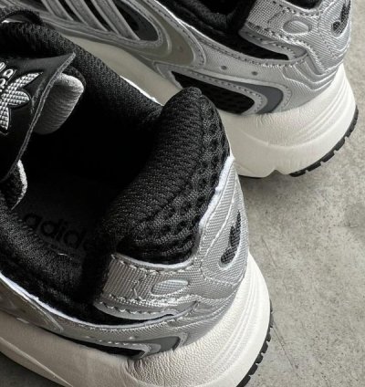 Adidas Ozmillen Silver Black Sneakers