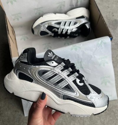 Adidas Ozmillen Silver Black Sneakers