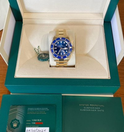 Rolex Submariner Date 126618lb - New 2021 - Mai Indossato
