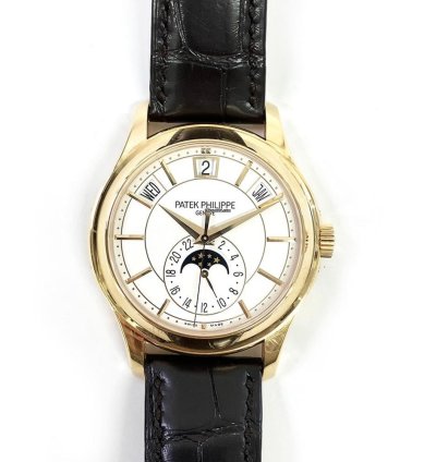 Patek Philippe Annual Calendar Complications Annual Calendar 40mm 5205r-001 Rose Gold With Brown Leather Watch White Dial 2020