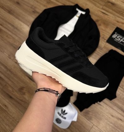 Adidas Retropy Fear Of God Black White Sneakers
