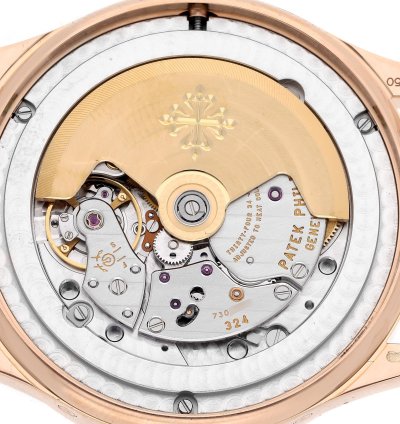 Patek Philippe Annual Calendar Complications Annual Calendar Rose Gold Diamond Watch 5396 Box Papers