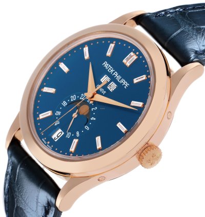 Patek Philippe Annual Calendar Complications Annual Calendar Rose Gold Diamond Watch 5396 Box Papers