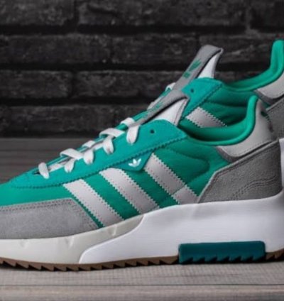 Adidas Retropy Suede Green Grey Sneakers